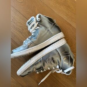 Nike Clot x Dunk High Silver Metallic size 10 women 8.5 Men